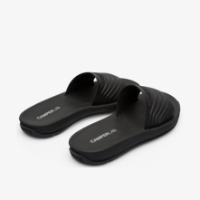 Camper Match Slides Black - Womens Singapore CZITPJ-011